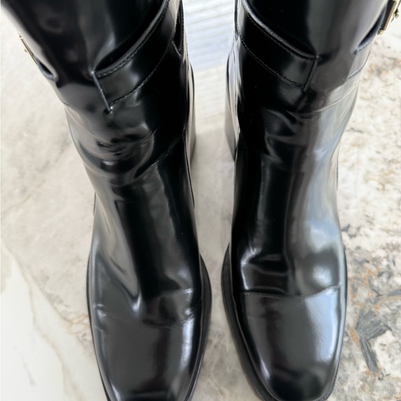 3.1 Phillip Lim Glossy Black Ankle Boots THE MOST AMAZING LEATHER - Picture 11 of 13
